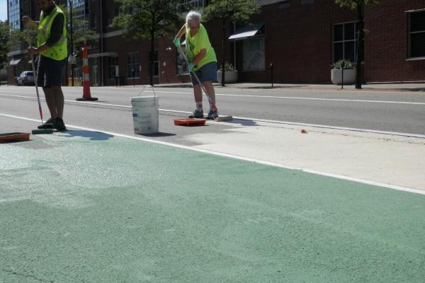 bike lane pop-up